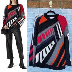 Koché Patchwork Oversized Sweater size medium